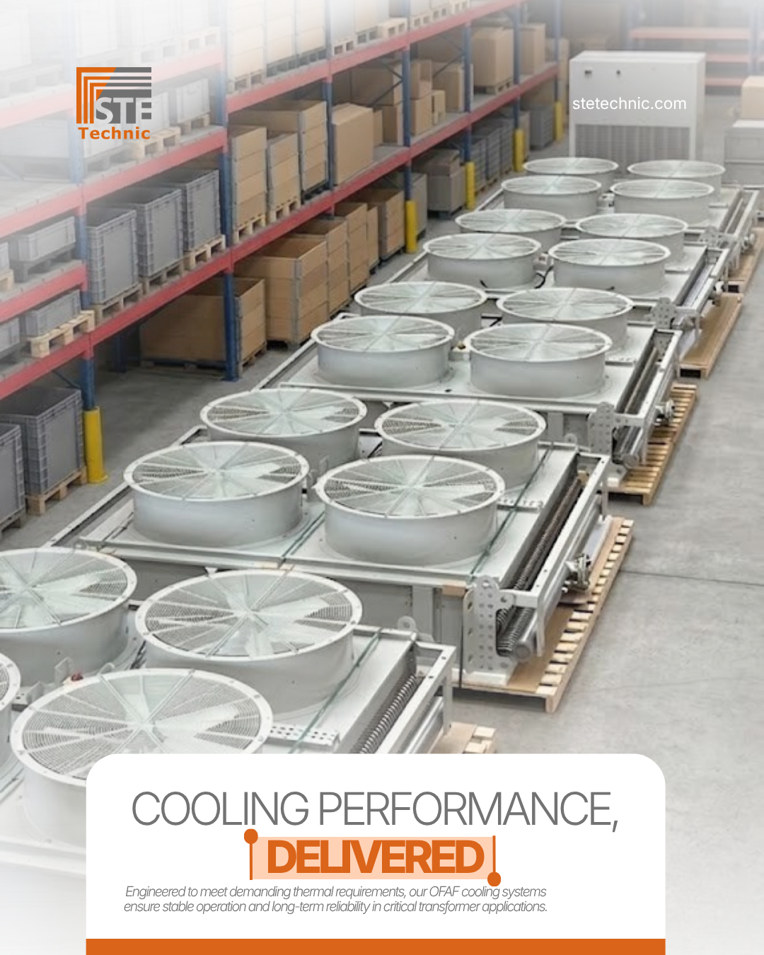 Leistungsstarke Kühlung